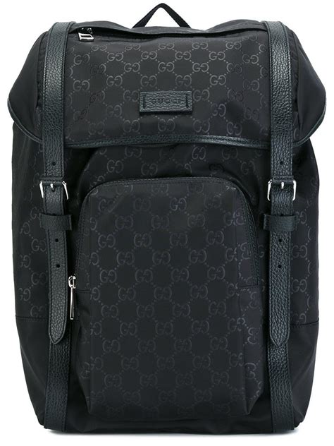 gucci bag mens backpack|Gucci print backpack for men.